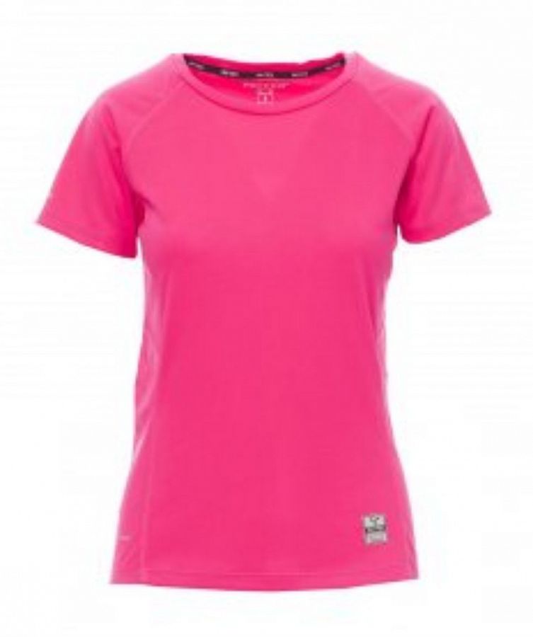 Dámské sportovní triko RUNNING LADY 05003, fuchsiová fluo